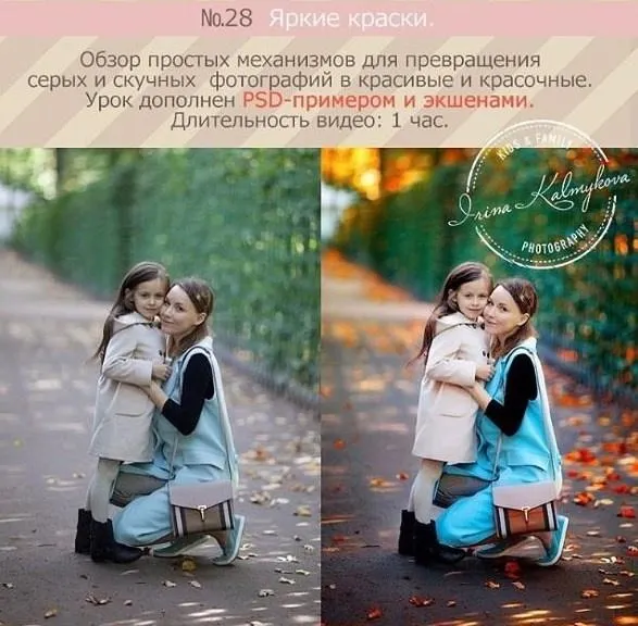 Скачать курс «Урок для фотографа №28. Яркие краски (Ирина Калмыкова)» — слив курса