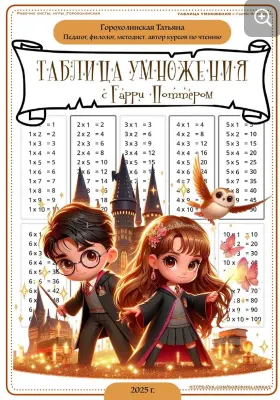 Скачать курс «Таблица умножения с Гарри Поттером (Татьяна Горохолинская)» — слив курса