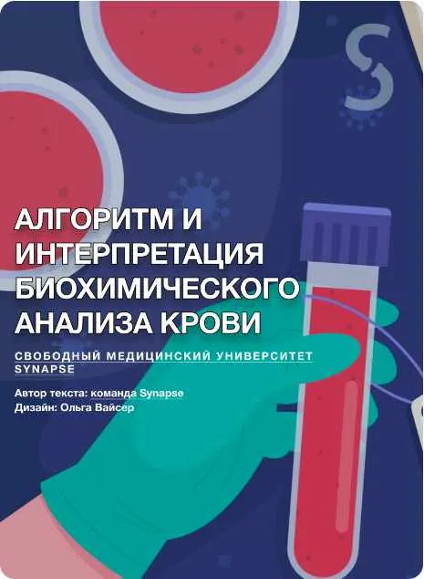 Скачать курс «[Synapse] Алгоритм и интерпретация биохимического анализа крови» — слив курса