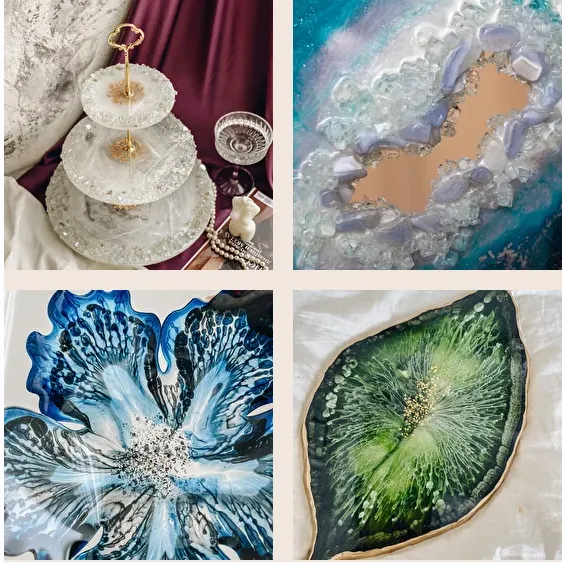 Скачать курс «Домашний декор Resin Art (Ольга Галецкая)» — слив курса