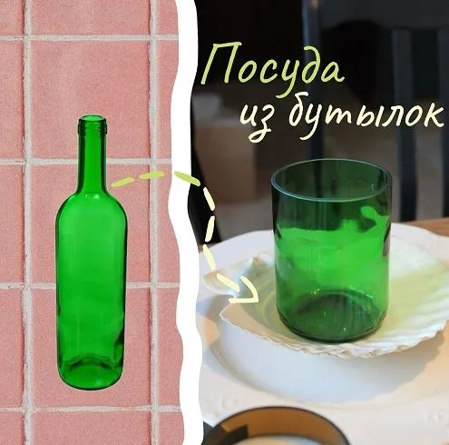 Обложка курса «Посуда из бутылок (Любовь Melme)»