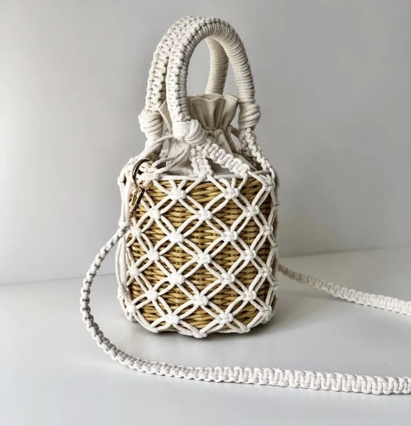 Скачать курс «[macrame_set] Сумочка-авоська с плетеной круглой корзиной (Елена Иванова)» — слив курса