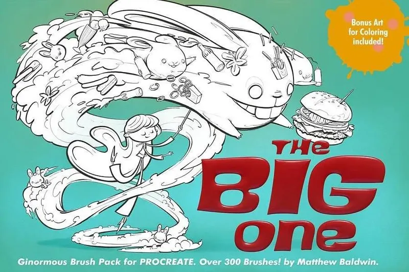 Скачать курс «Большой набор 400+ кистей для Procreate  The BIG ONE: 400+ Custom Brushes for Procreate (MattyB)» — слив курса