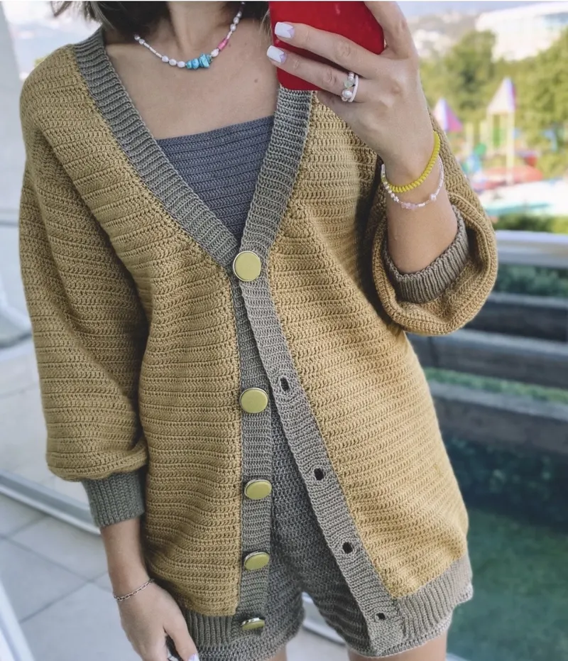 Скачать курс «Кардиган крючком (mary.knitting)» — слив курса