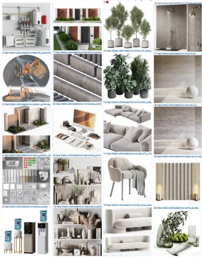 Скачать курс «[3ddd.ru] Сборник 3d моделей. Часть 70. 3dsMax + Corona + Vray» — слив курса