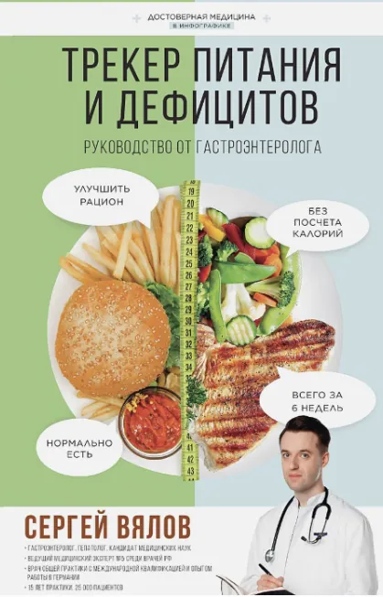 Скачать курс «Трекер питания и дефицитов. Руководство от гастроэнтеролога (Сергей Вялов)» — слив курса
