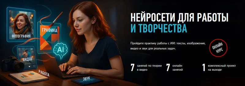 Скачать курс «[profileschool] Нейросети для работы и творчества 2025 (Антон Мартынов)» — слив курса