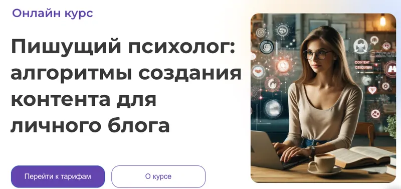 Скачать курс «Пишущий психолог: алгоритмы создания контента для личного блога (Анна Попова)» — слив курса