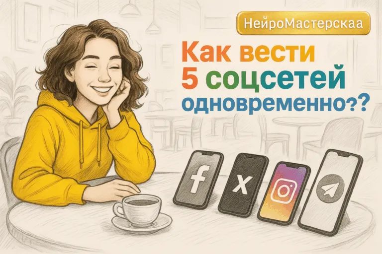 Скачать курс «[НейроМастерская] Как вести 5+ соцсетей одновременно — без рутинных постов и без помощи SMM-щика. 1месяц (Оксана Солдатова)» — слив курса
