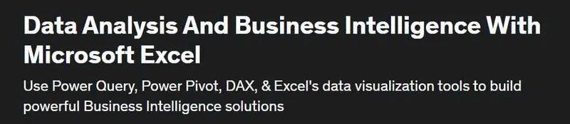 Скачать курс «Анализ данных и бизнес-аналитика с помощью Microsoft Excel (Трэвис Кьюзик)» — слив курса