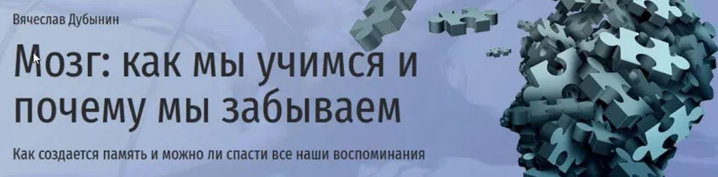 Скачать курс «[Прямая речь] Мозг: как мы учимся и почему мы забываем (Вячеслав Дубынин)» — слив курса