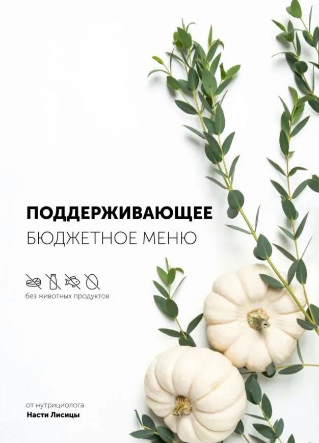 Скачать курс «Поддерживающее бюджетное меню (Настя Лисица)» — слив курса