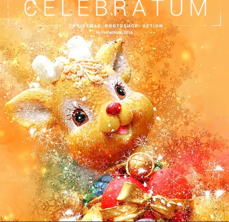 Скачать курс «[EnvatoMarket] Celebratum - Christmas Photoshop Action - новогодние экшены» — слив курса