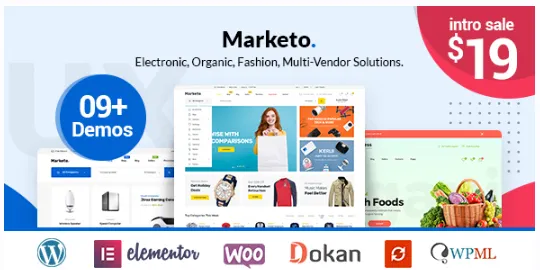 Скачать курс «[WP] Marketo - Elementor ECommerce & Multivendor Woocommerce WordPress Theme (Themeforest, XpeedStudio)» — слив курса