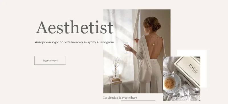 Скачать курс «Aesthetist. Курс по эстетичному визуалу в Instagram. Базовый, декабрь 2020 (Мария Синицына)» — слив курса