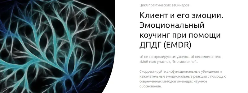 Скачать курс «Клиент и его эмоции. Эмоциональный коучинг при помощи ДПДГ (EMDR) (Андрей Шаповалов)» — слив курса