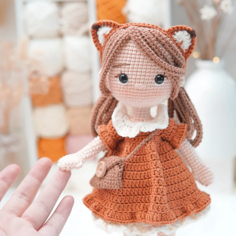 Обложка курса «[greenfrogcrochet] Кукла Мия»