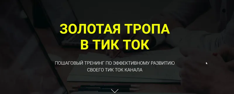 Скачать курс «Золотая тропа в Тик-Ток (Дмитрий Гид)» — слив курса