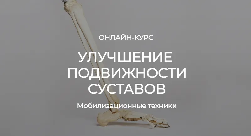 Скачать курс «Улучшение подвижности суставов. Мобилизационные техники (Андрей Богатырев, Александр Семенов)» — слив курса