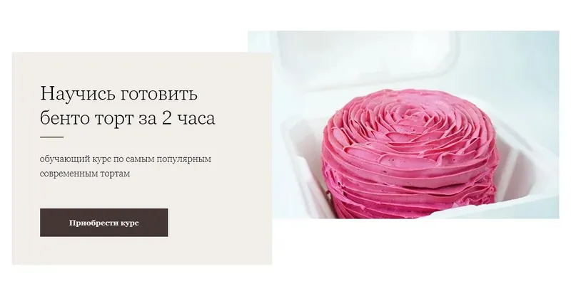 Скачать курс «Бенто торт. Научись готовить бенто торт за 2 часа (Марина Мелконян)» — слив курса