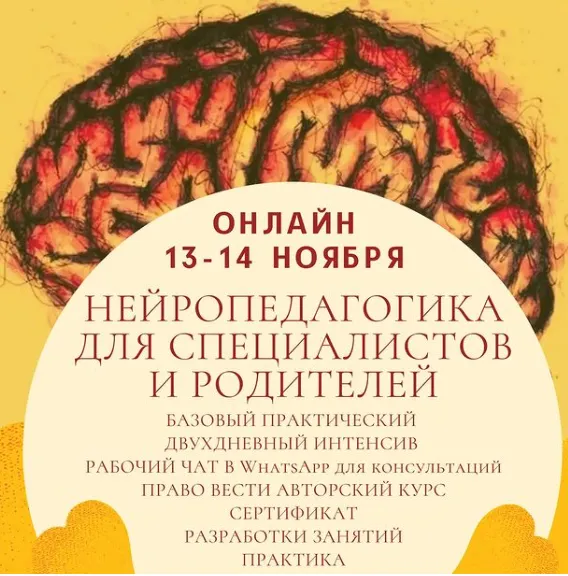 Скачать курс «Нейропедагогика для специалистов и родителей (Нина Каверина)» — слив курса