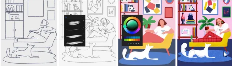Скачать курс «Красочные иллюстрации в Procreate | Colorful Digital Illustration in Procreate (Бетт Норрис)» — слив курса