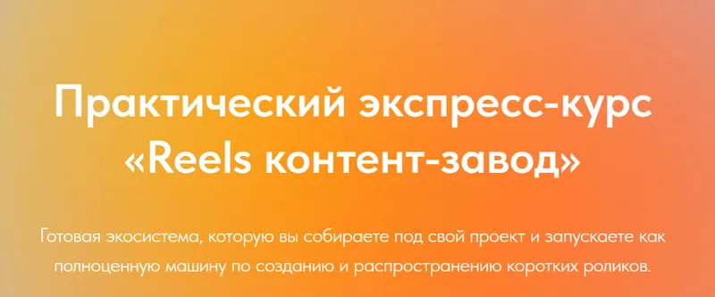 Скачать курс «Reels контент-завод (Лена Поля)» — слив курса