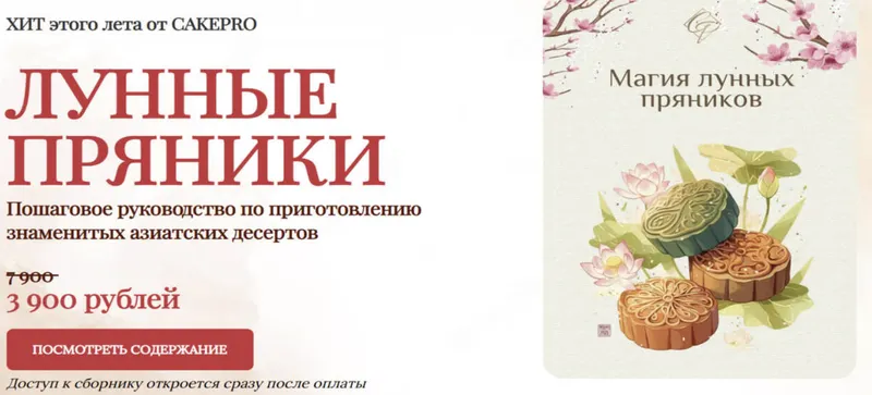 Скачать курс «[Cakepro] Лунные пряники» — слив курса