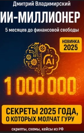 Скачать курс «ИИ-Миллионер: 5 месяцев до финансовой свободы (Дмитрий Владимирский)» — слив курса