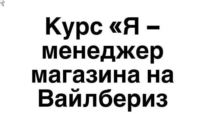 Скачать курс «Я - менеджер магазина на Вайлдберриз. Поток 1. Тариф Чисто теория (Татьяна Карпова)» — слив курса