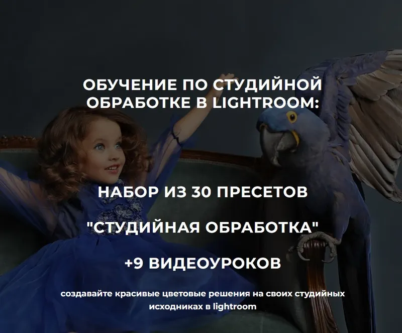 Скачать курс «Обучение по студийной обработке в Lightroom, 2024 (Анна Рогова)» — слив курса