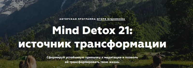 Скачать курс «Mind Detox 21: источник трансформации (Игорь Будников)» — слив курса
