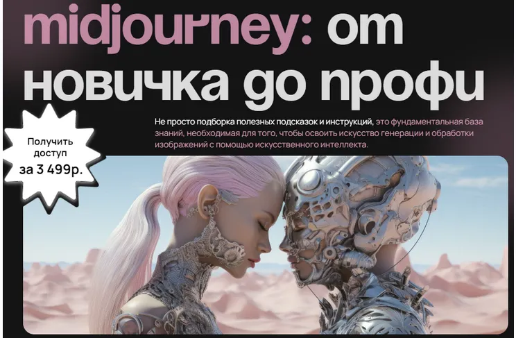 Скачать курс «Midjourney: от новичка до профи (Екатерина Меркулова)» — слив курса