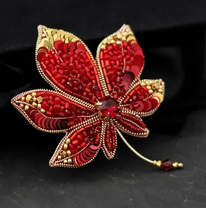 Скачать курс «[Вышивка] Брошь Каштан (christie_jewelry)» — слив курса