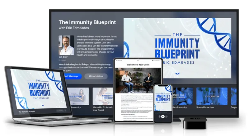 Обложка курса «[Mindvalley] The Immunity Blueprint (Eric Edmeades)»