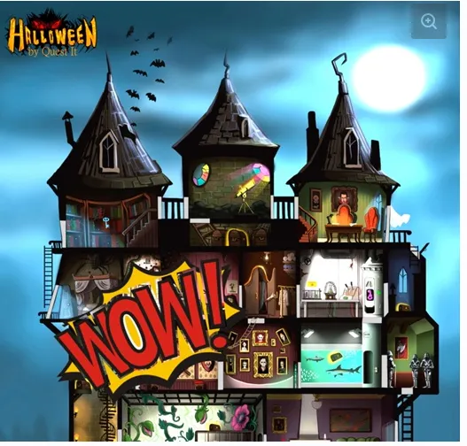 Скачать курс «Haunted Castle - квест на Хэллоуин (на англ.языке) [Про English]» — слив курса