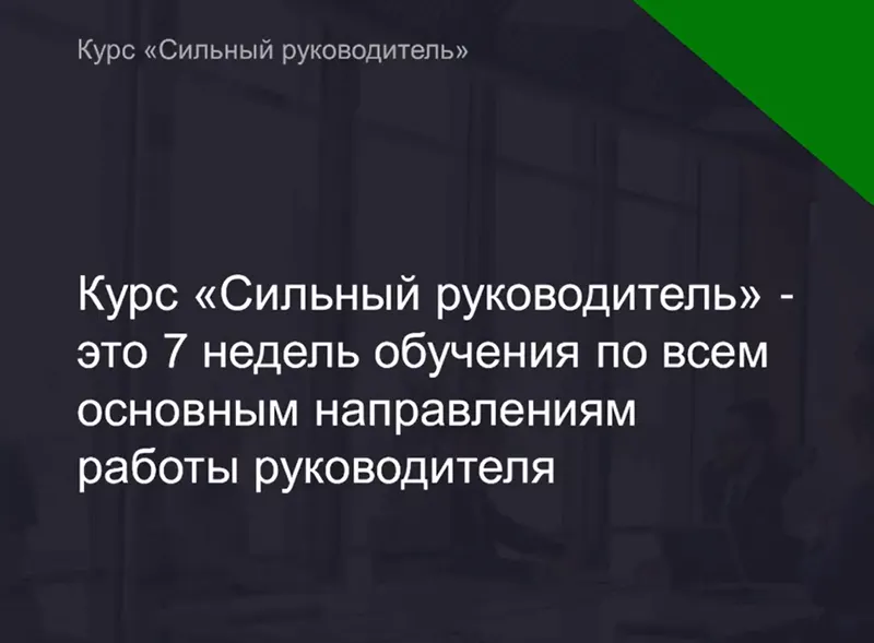 Скачать курс «Сильный руководитель 4.0. Тариф VIP (Константин Агалов)» — слив курса