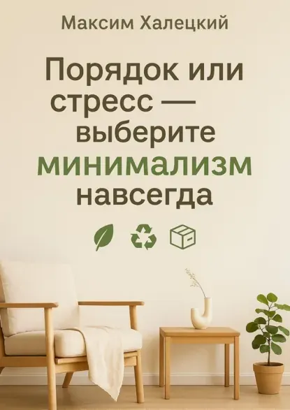 Скачать курс «Порядок или стресс – выберите минимализм навсегда (Максим Халецкий)» — слив курса