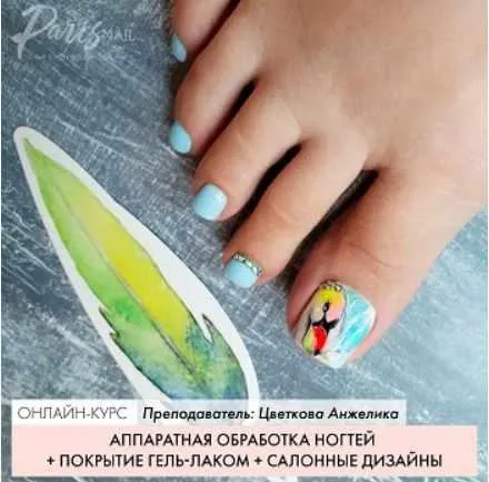 Скачать курс «[ParisNail] Аппаратная обработка ногтей в педикюре + покрытие гель-лаком + салонные дизайны (Анжелика Цветкова)» — слив курса
