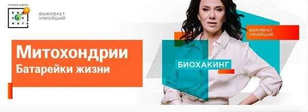 Скачать курс «[Первая школа биохакинга] Митохондрии. Батарейки жизни (Ирина Баранова, Татьяна Смольянинова)» — слив курса
