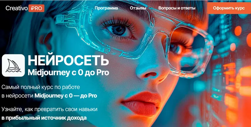 Скачать курс «[CreativoPro] Нейросеть Midjourney с 0 до Pro  (Оксана Решетнёва)» — слив курса