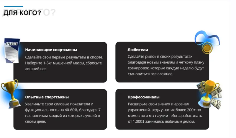Скачать курс «[workoutathlete] Стань воркаут атлетом. Тариф Профессиональный атлет (Тарас Тычинский)» — слив курса