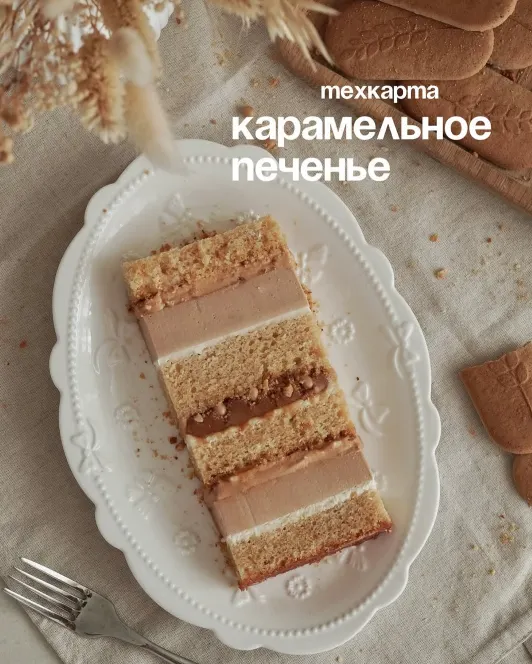 Скачать курс «[yanni.bakery] Техкарта торта Карамельное печенье (Яна Караваева)» — слив курса
