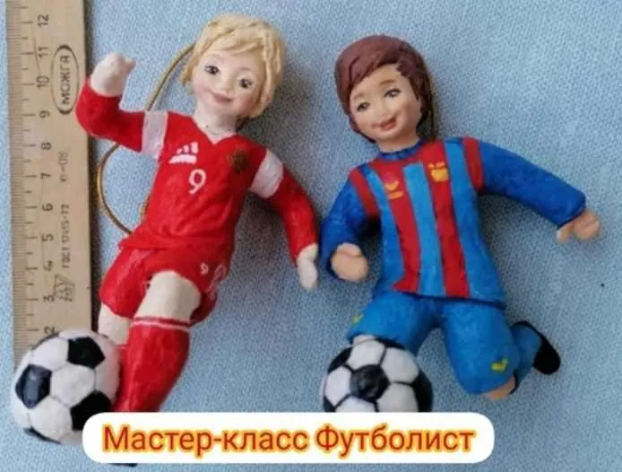 Скачать курс «Мастер-класс по ватной елочной игрушке Футболиста (Ирина Черепанова)» — слив курса