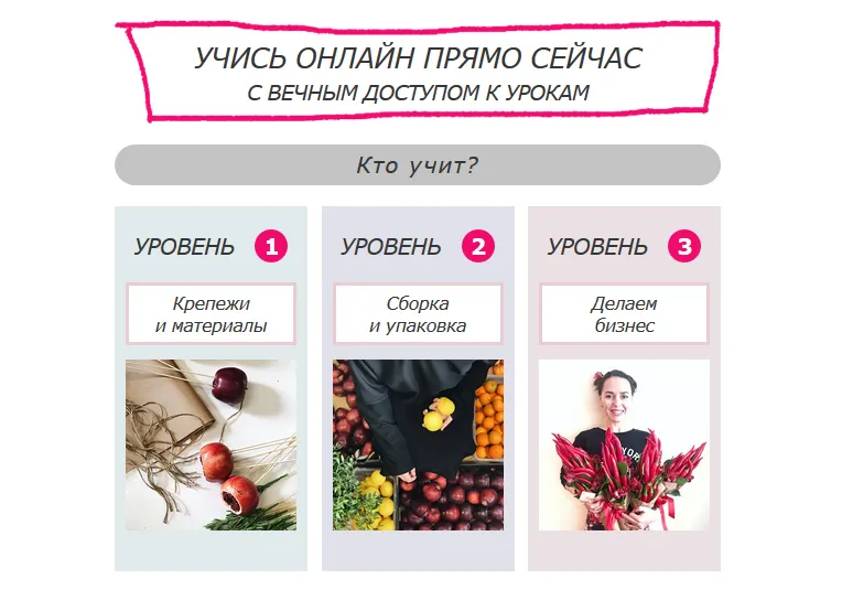 Скачать курс «[ohorosho] Оригинальные букеты 2019» — слив курса