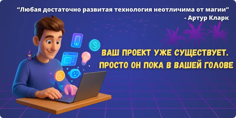 Скачать курс «Вайбкодинг с нуля: от идеи до готового проекта за 3 недели без IT-знаний» — слив курса