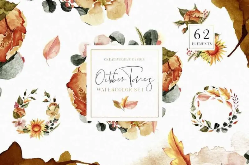Скачать курс «[Сreativemarket]   Watercolor Bundle - FREE Updates! (Creativeqube Design )» — слив курса