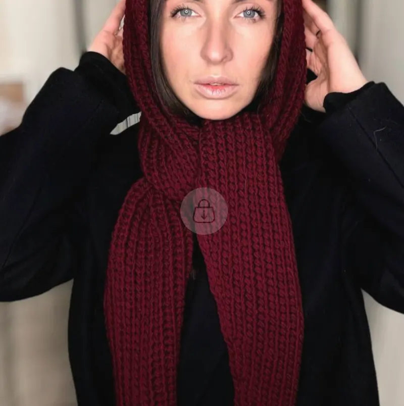 Скачать курс «[grenka87knit] Капюшон шарф (Вероника Елевич)» — слив курса