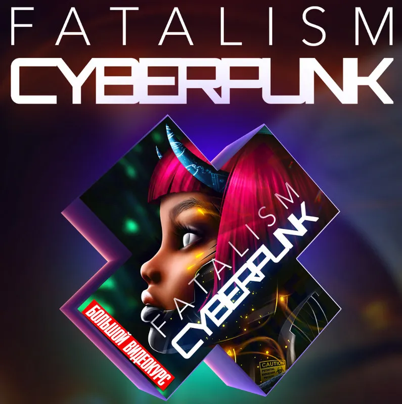 Скачать курс «[Фотошоп мастер] Fatalism Cyberpank (Max Twain)» — слив курса