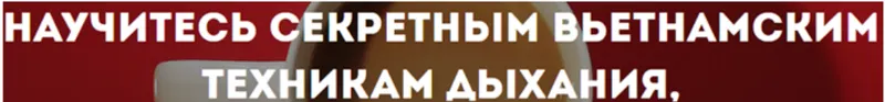 Скачать курс «Научитесь секретным вьетнамским техникам дыхания (Стелла Стоянова)» — слив курса